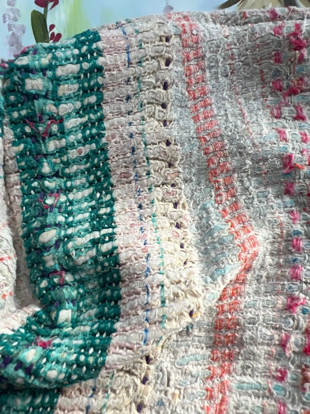 Kantha cosmetic bag